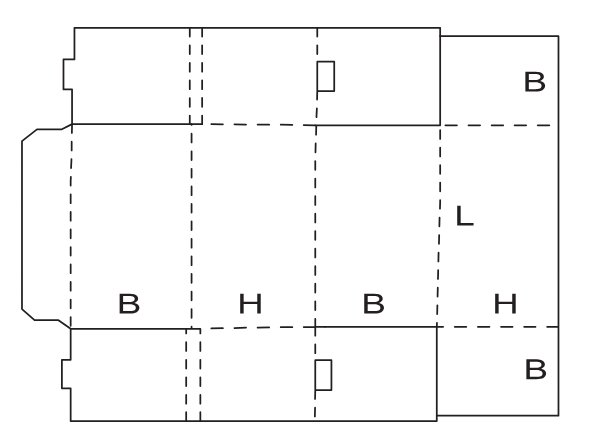 Коробка Fefco 0470