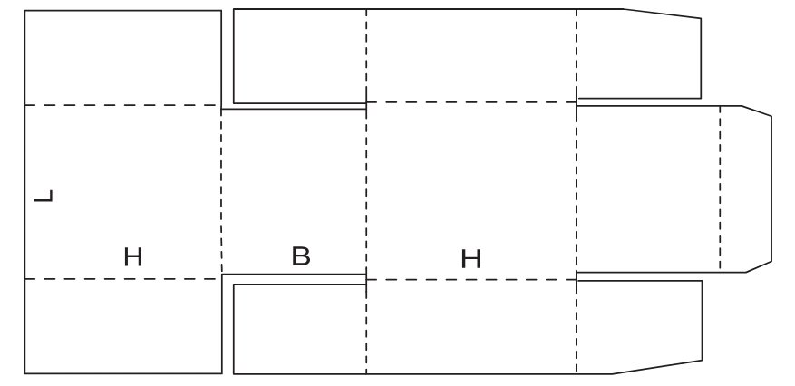 Коробка Fefco 0443