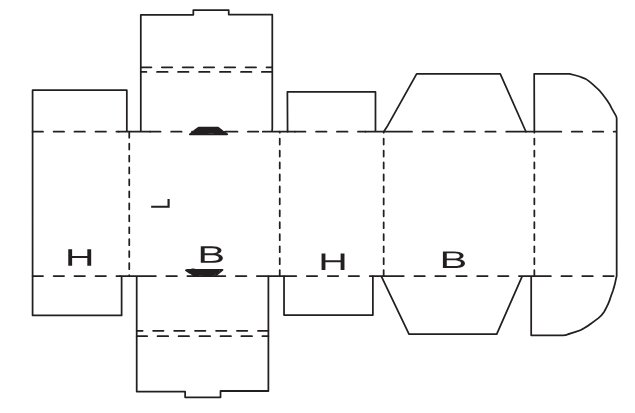 Коробка Fefco 0427