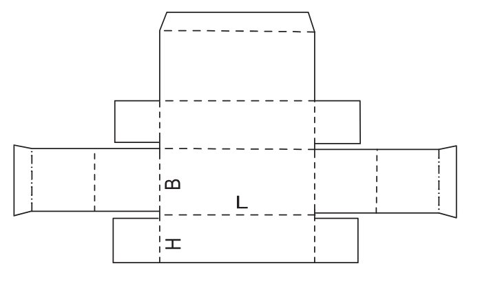 Коробка Fefco 0428