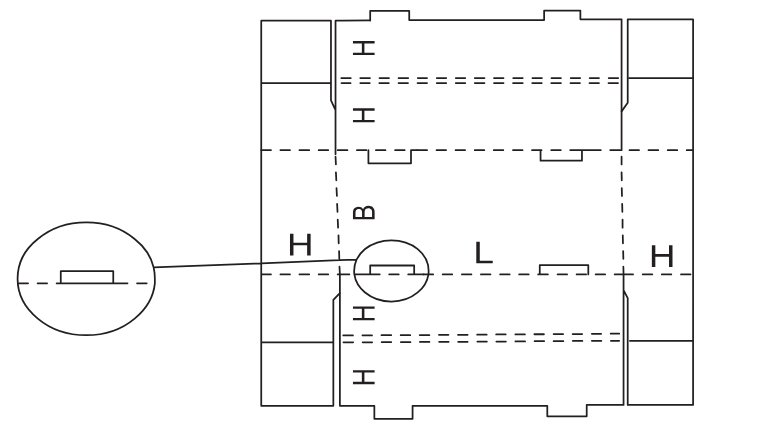 Коробка Fefco 0423