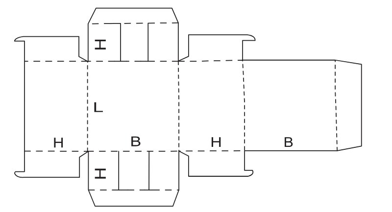 Коробка Fefco 0445