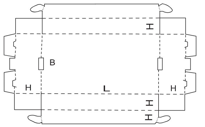 Коробка Fefco 0436