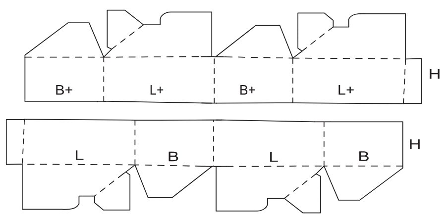 Коробка Fefco 0714