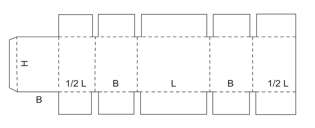Коробка Fefco 0228