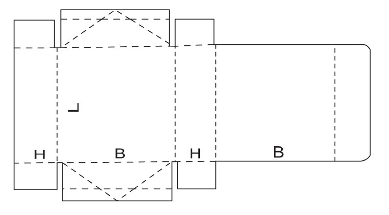 Коробка Fefco 0748