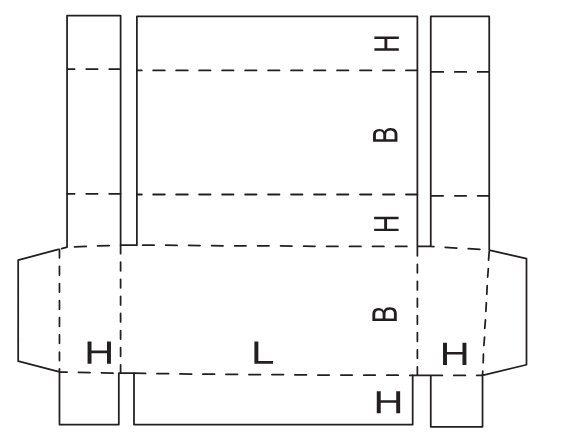 Коробка Fefco 0413