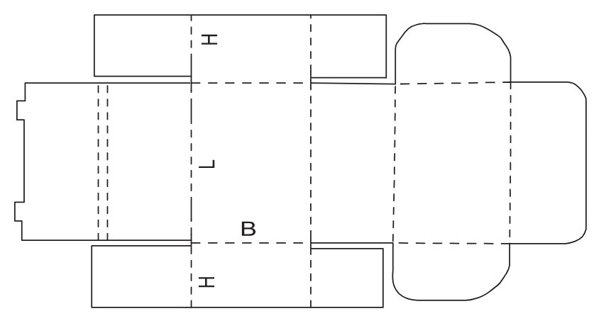 Коробка Fefco 0426