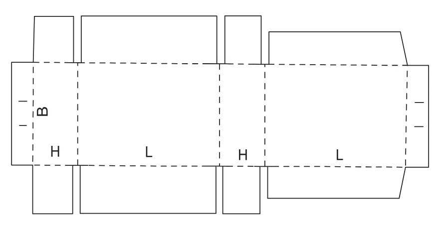 Коробка Fefco 0440