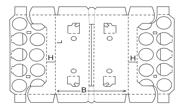Коробка Fefco 0446