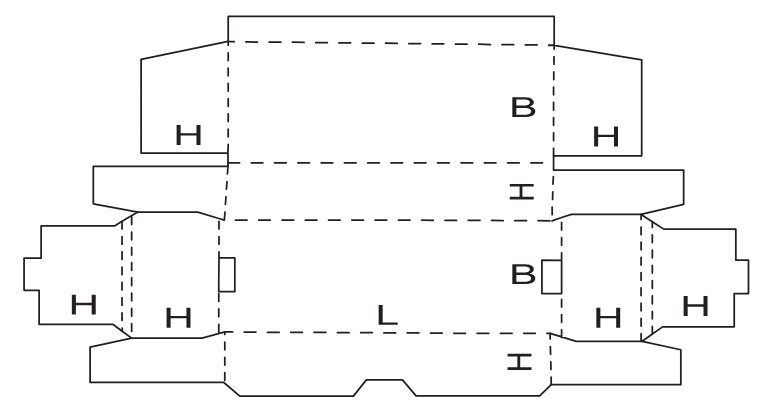 Коробка Fefco 0429