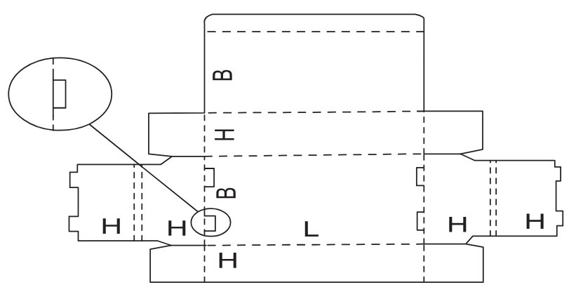 Коробка Fefco 0421