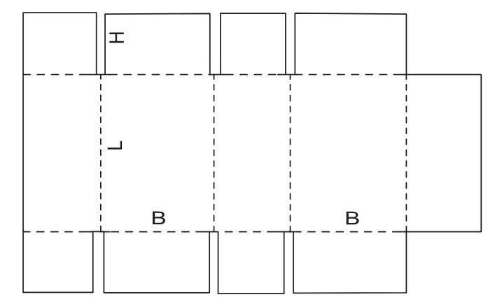 Коробка Fefco 0442