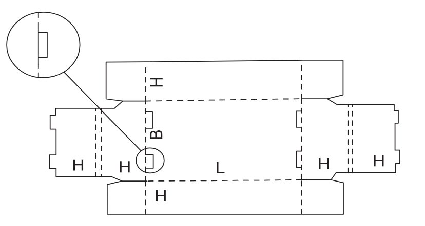 Коробка Fefco 0422