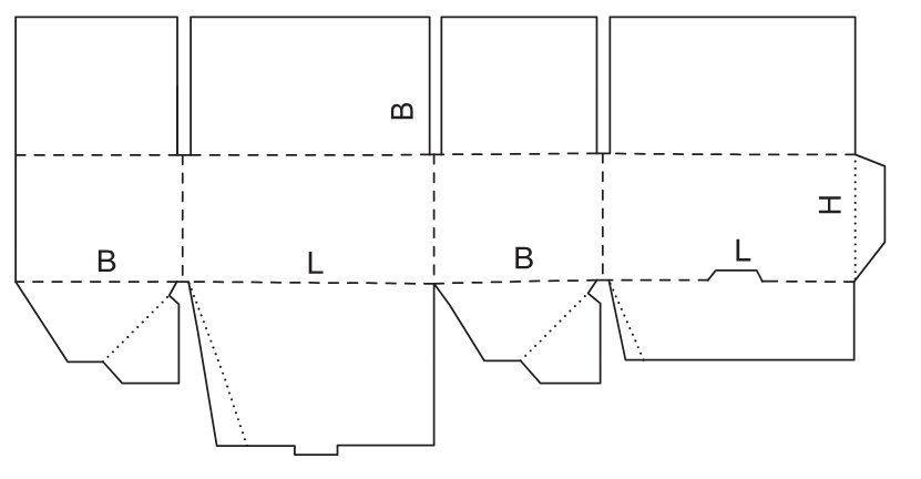 Коробка Fefco 0703