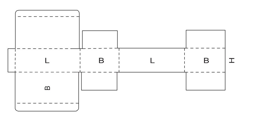 Коробка Fefco 0210