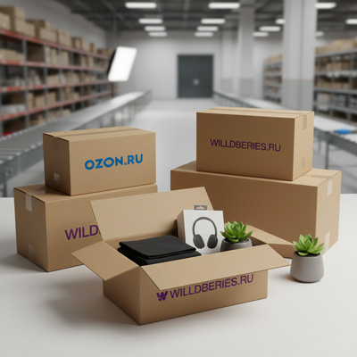 Коробки для маркетплейсов Ozon и Wildberries