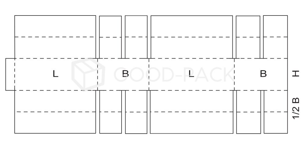 Коробка Fefco 0208