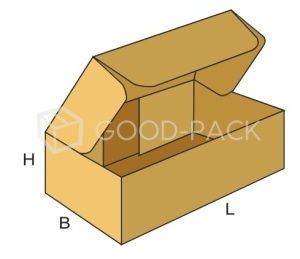 Гофролоток №4 290x235x50 мм, Т-22В