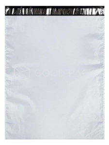 Курьер-пакет белый без печати, без кармана, 240x320+40 мм, 50 мкм, 1 шт.