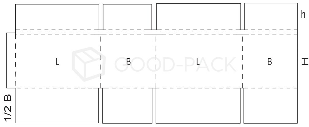 Коробка Fefco 0214
