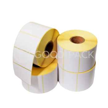 Термоэтикетки 75x120 мм ЭКО, 300 шт в ролике