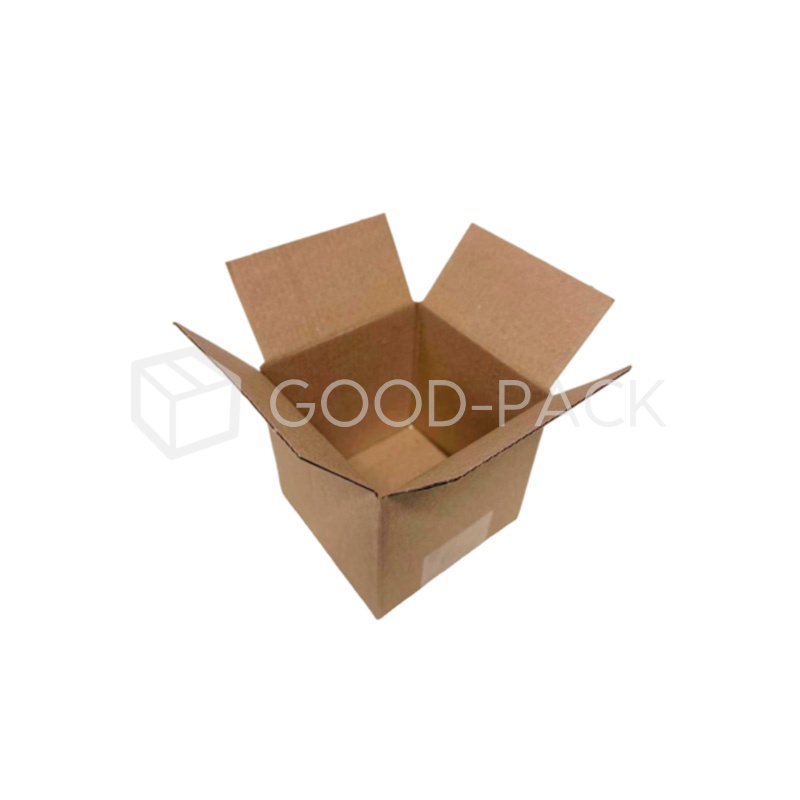 Гофрокороб 100x100x100 мм, бурый, из микрогофрокартона Т11