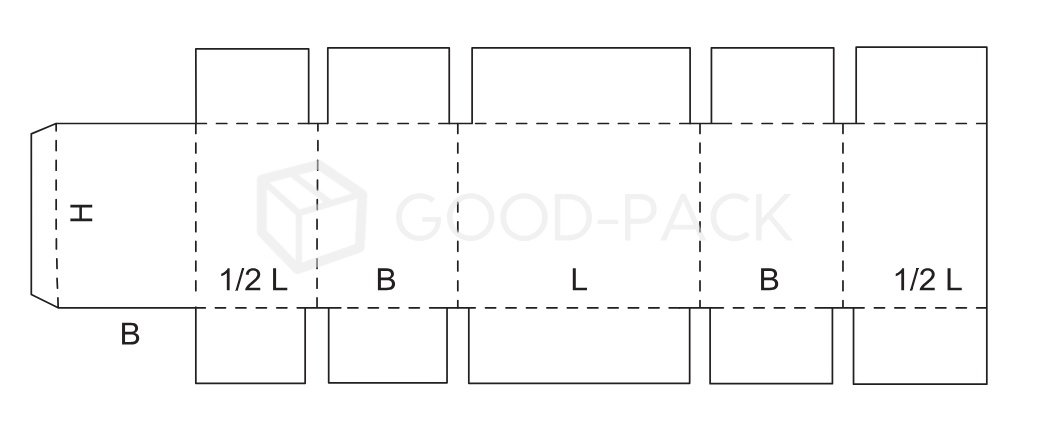 Коробка Fefco 0228
