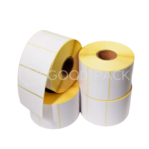 Термоэтикетки 75x120 мм ЭКО, 250 шт в ролике