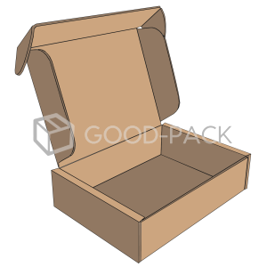 Самосборный гофрокороб №68 260x270x165 мм, Т-23В, 	0427