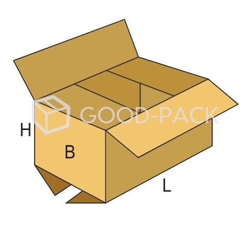 Картонный короб 600x400x250, П-32ВС, 0201
