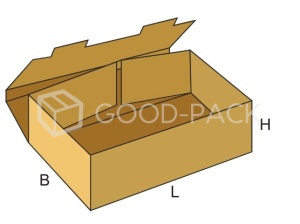 Гофролоток №6 368x243x78 мм, Т-23В