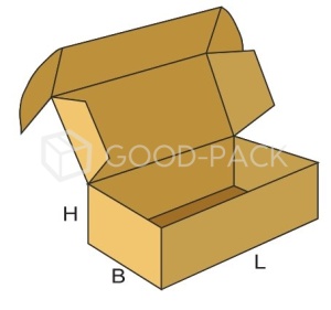 Самосборный гофрокороб №20 110x110x55 мм, Т-23В, 0427