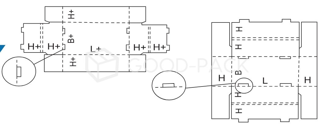 Коробка Fefco 0330
